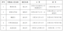 威尼斯人网址：2019年4月份合肥市新建小区适龄儿童少年义务教育阶段的学区情